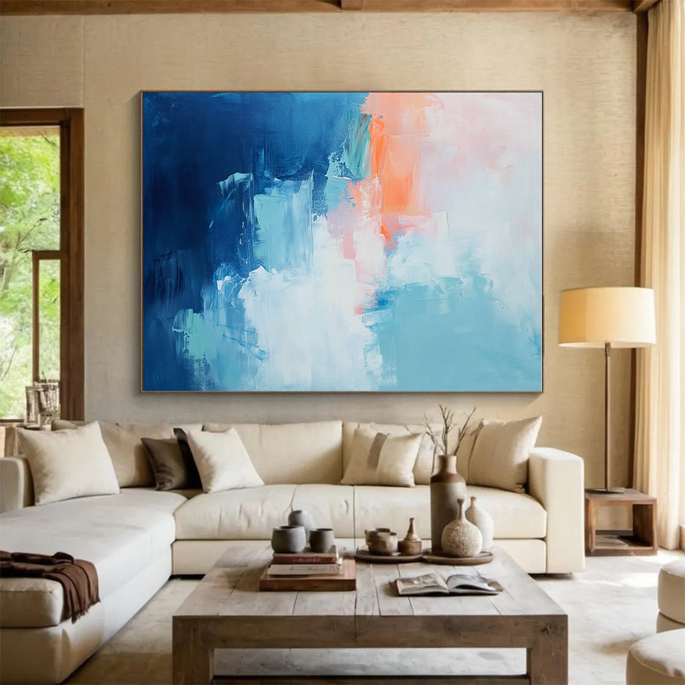 Soft Color Abstract Painting with Dreamy Hues WINK813