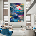 Another Collage - Style Abstract Painting for Creative Studios GAB1055