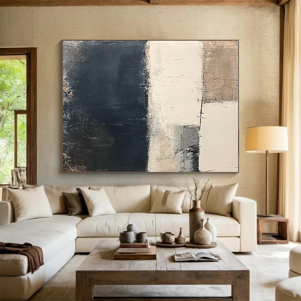 Neutral Tones Abstract Painting with Subtle Layers WINK530