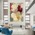 Colorful Petal Abstract - Vibrant Floral Abstract Art GAB0491