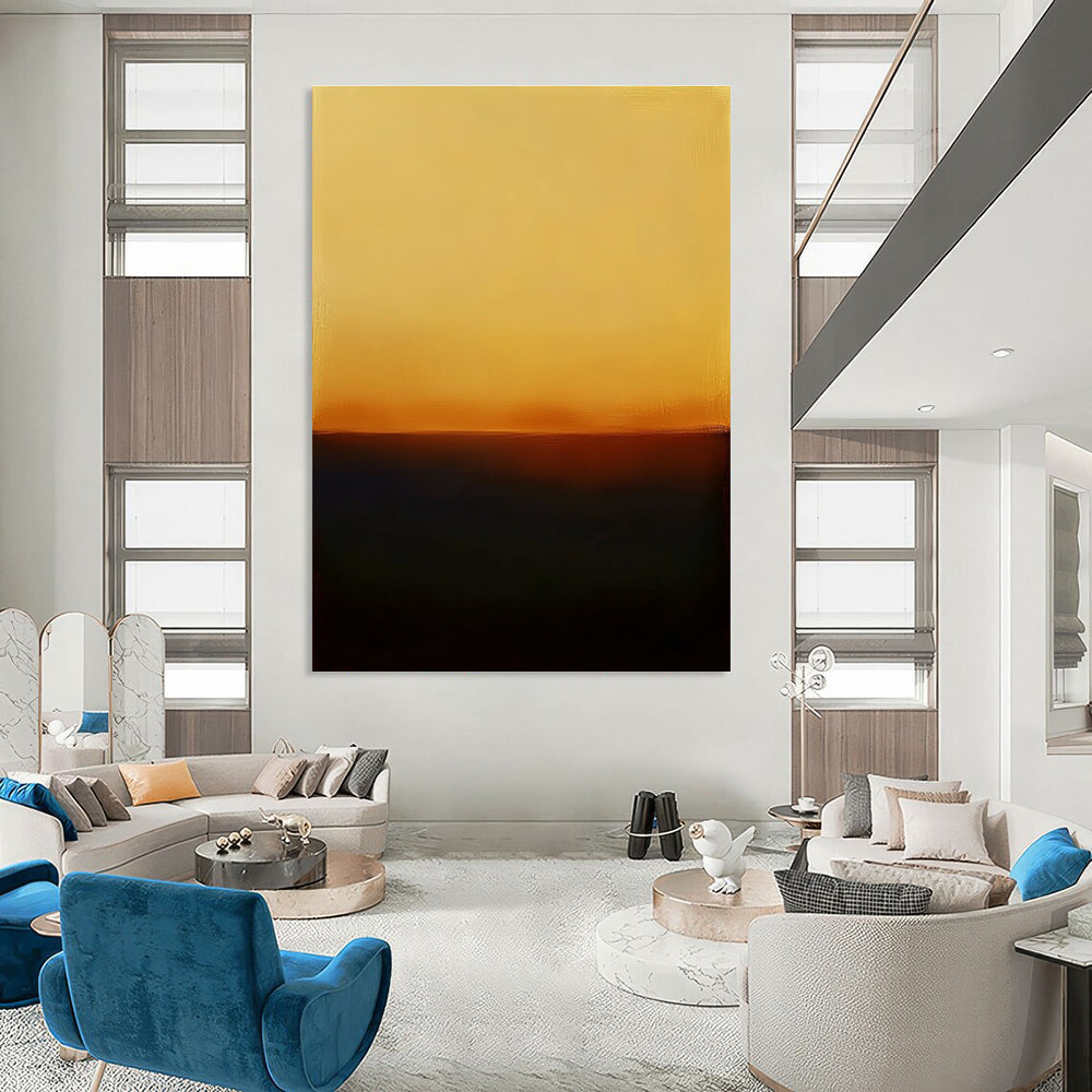 Gradient Color Field Abstract Painting for Serene - Styled Spas GAB1099