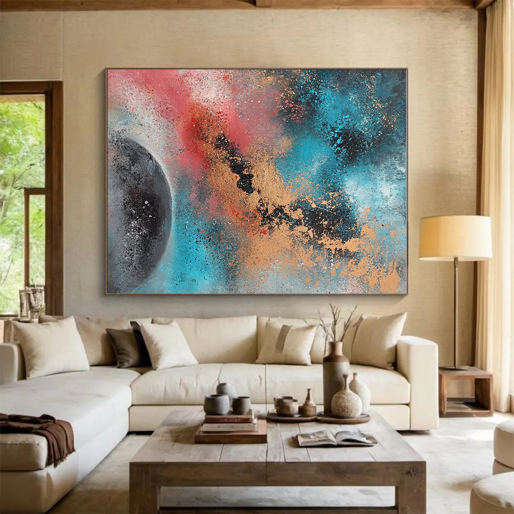 Cosmic Abstract Scene Painting with Mysterious Allure WINK333