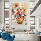 Abstract Still Life Painting for Eclectic Dining Areas GAB1112