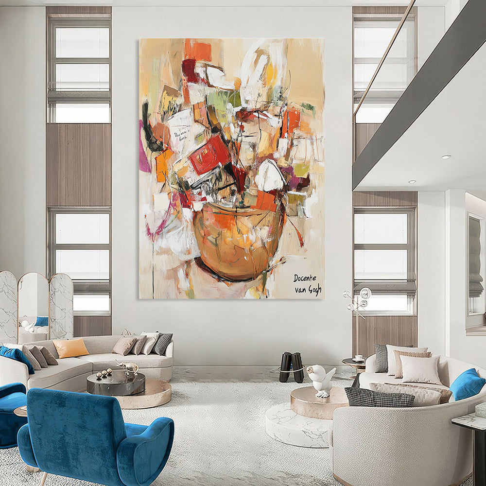 Abstract Still Life Painting for Eclectic Dining Areas GAB1112