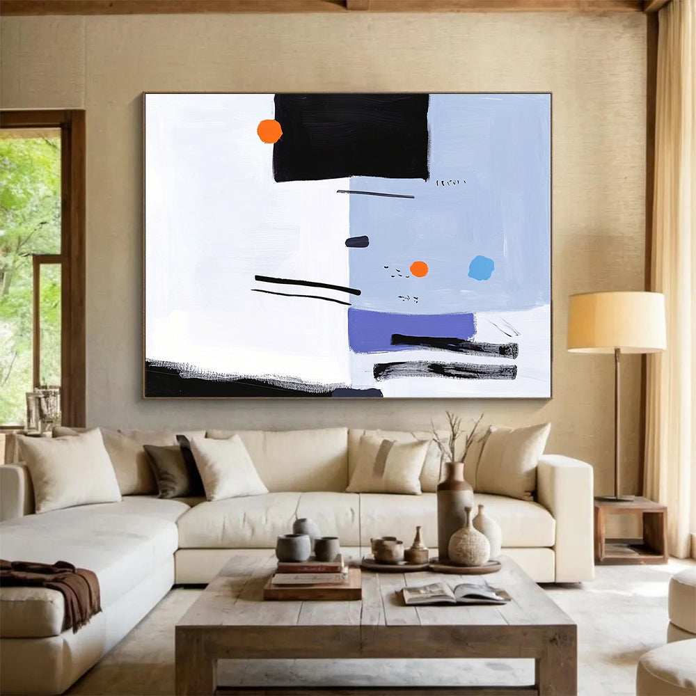 Playful Abstract Forms Painting with Whimsical Creativity WINK158