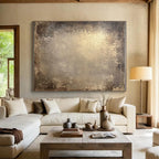 Textured Neutral Tones Timeless Elegance Abstract Painting ABS124