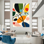 Colorful Organic Shapes - Playful Abstract Art GAB0403