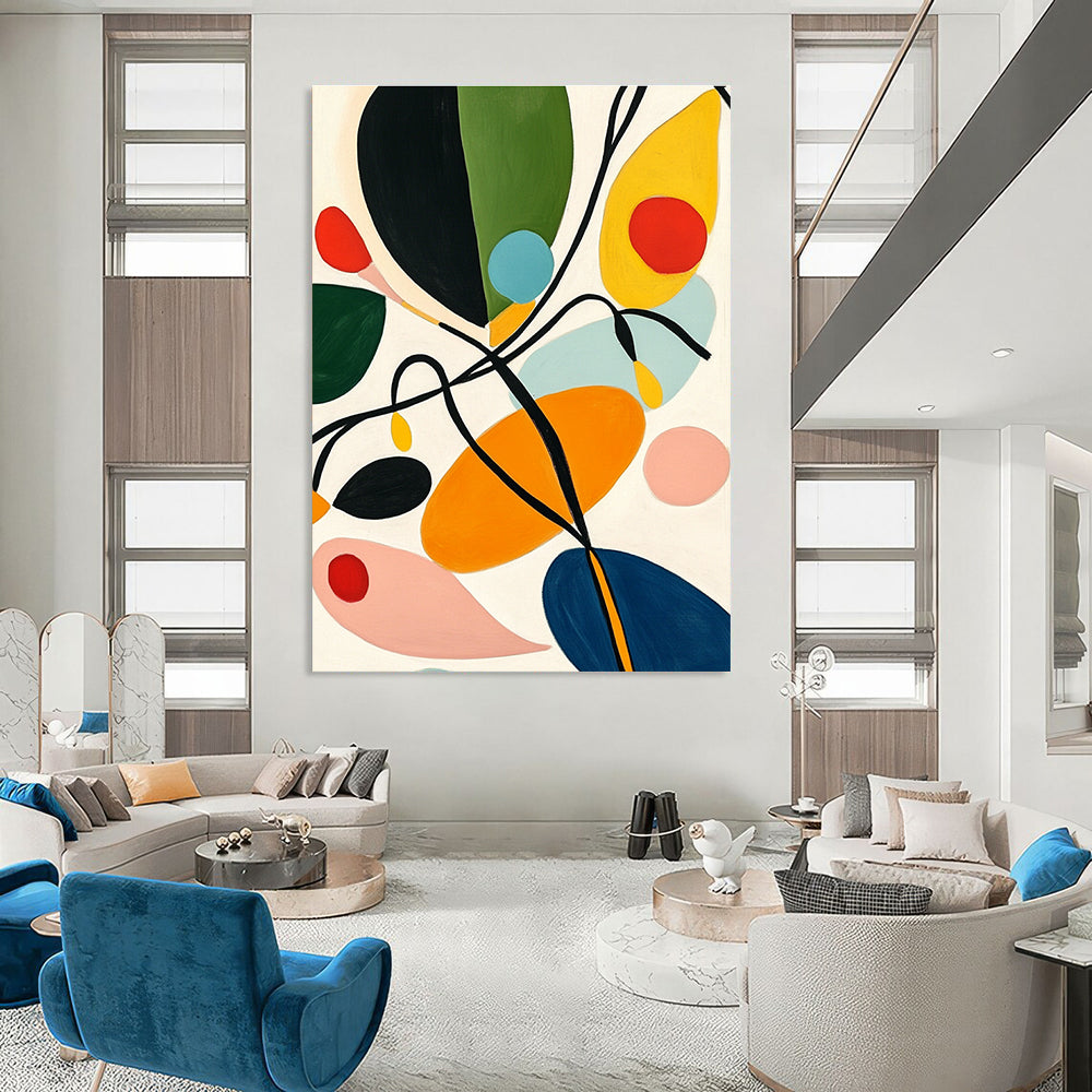 Colorful Organic Shapes - Playful Abstract Art GAB0403