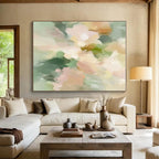 Soft Abstract Florals Painting with Subtle Grace WINK414