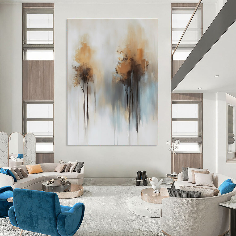 Abstract Tree Landscape Painting for Modern Country Home Interiors GAB1173