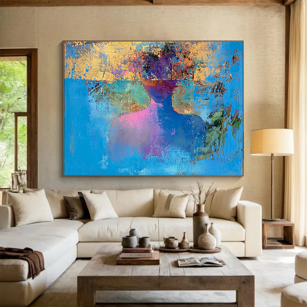 Colorful Abstract Figure - A Blend of Identity and Color ABS021