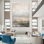 Misty Landscape Abstract Painting for Nature - Inspired Living Rooms GAB0931