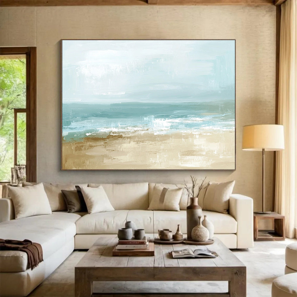 Minimalist Sea - Sky Abstraction Abstract Painting ABS136