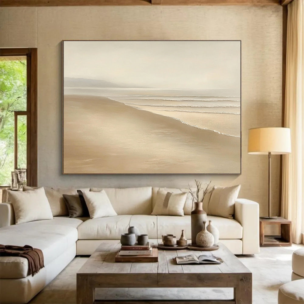 Minimalist Beach - Serene Simplicity ABS016
