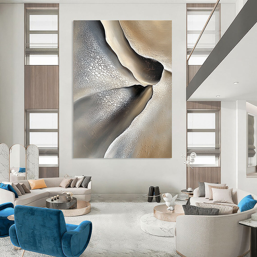 Textured Desert Abstract Painting for Southwest - Inspired Restaurants GAB1018