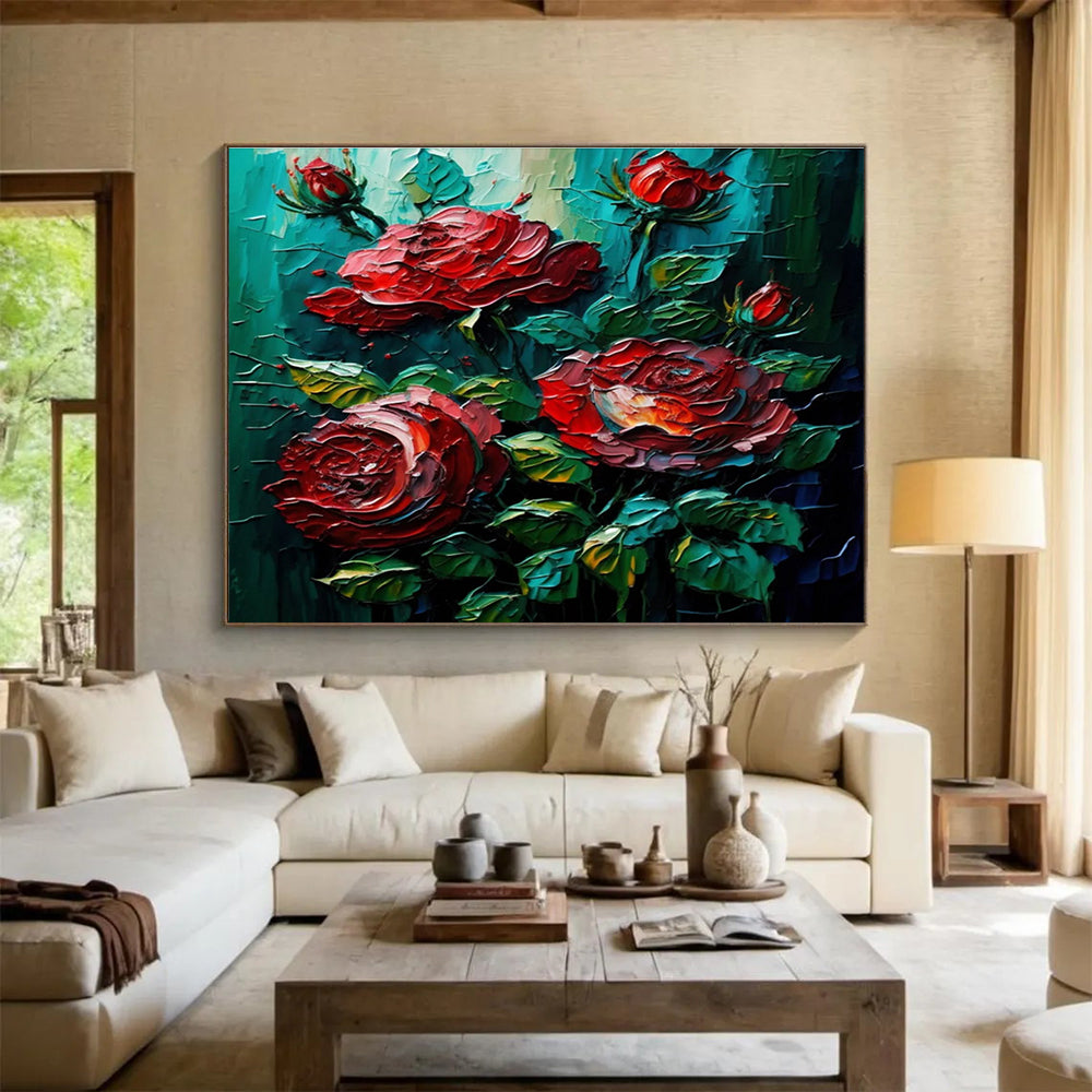 Sea Wave Power Abstract Painting for Nautical - Themed Home Theaters YHT306