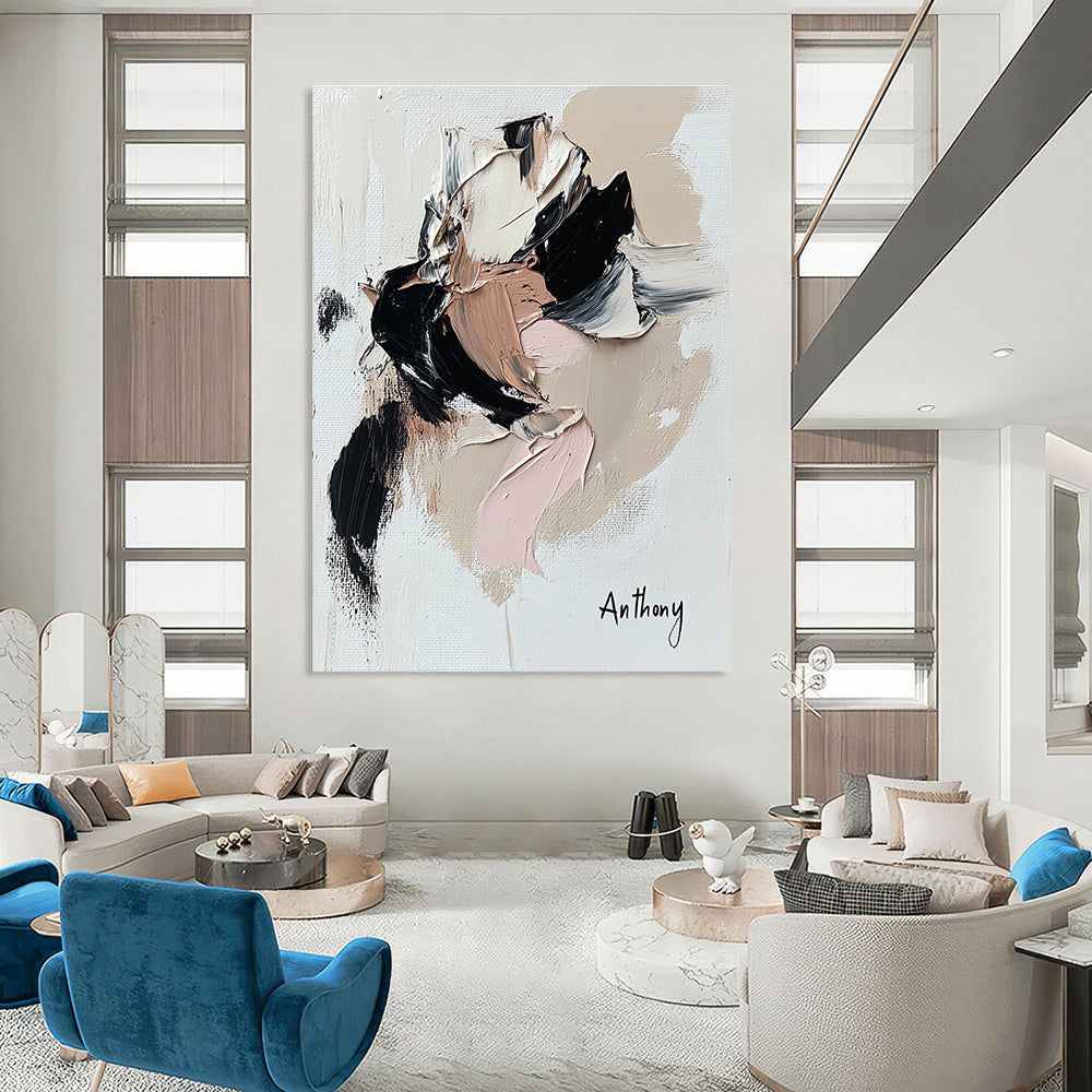 Palette Knife Abstract Painting for Modern Decor GAB0724