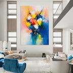 Colorful Abstract Bouquet Painting for Lively Spaces GAB0719