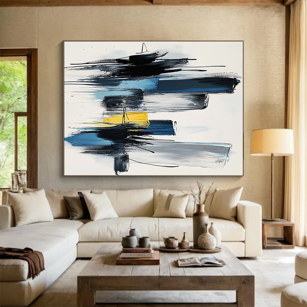 Cityscape Abstract Painting with Urban Energy WINK444