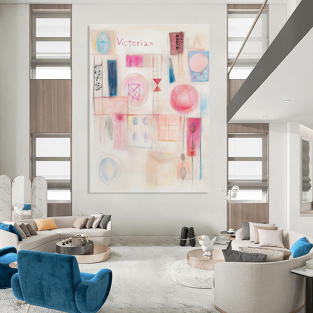 Victorian Abstract Nostalgic Abstract Art GAB0363