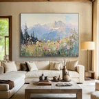 Alpine Meadow Abstract Painting for Outdoor - Enthusiast Studies YHT409