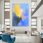Soft Color Abstract Painting for Relaxing Nurseries GAB0758