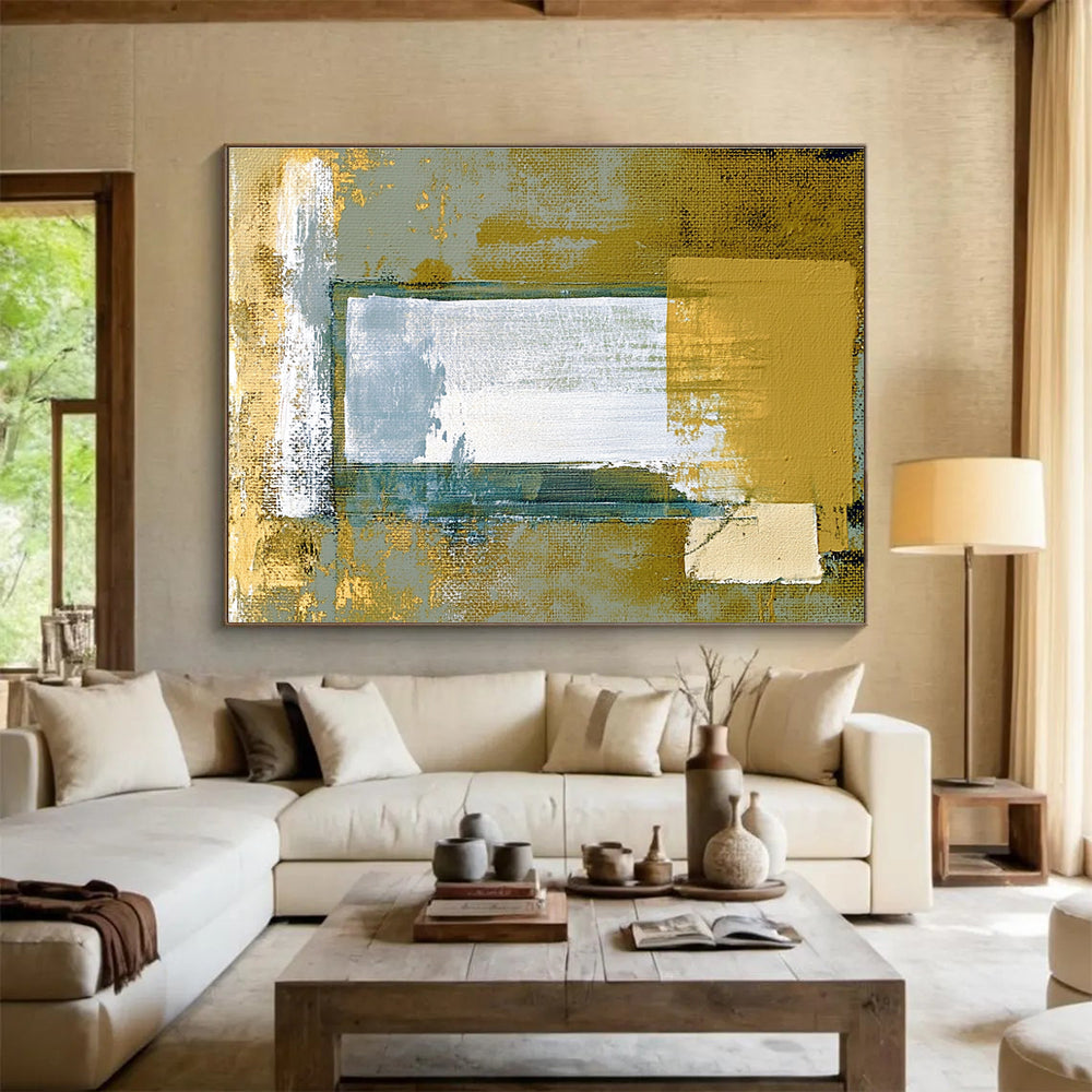 Abstract Gold and Gray - Modern Sophistication ABS017