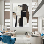 Abstract Clothing Collage Geometric Fashion Abstract Painting GAB0260