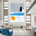 Colorful Abstract Shapes Abstract Painting for Creative Studio Lounges GAB1389