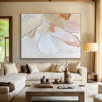 Pastel Abstract Layers Painting with Soft Elegance WINK404