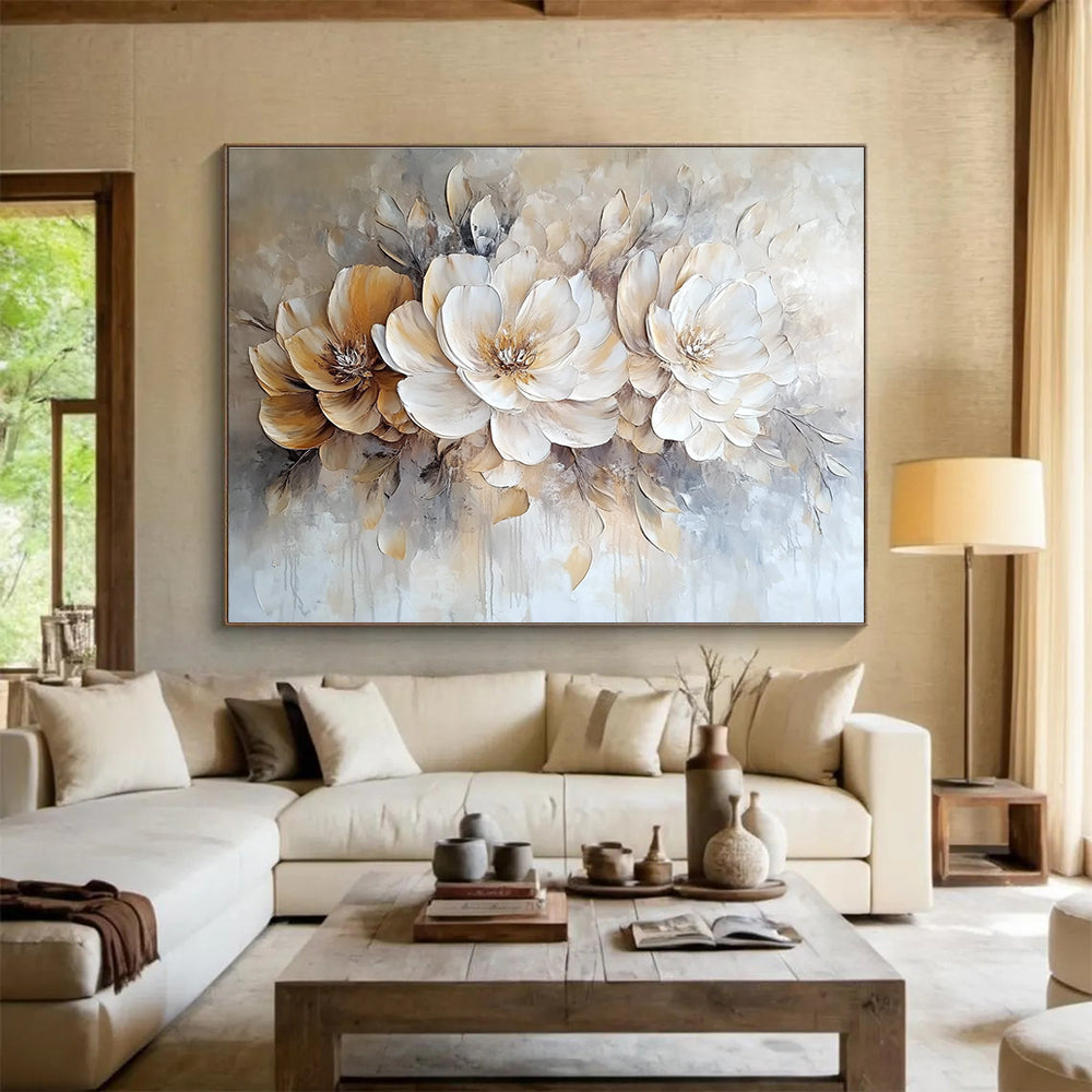 3D Flower Relief - a Touch of Nature in Art ABS003