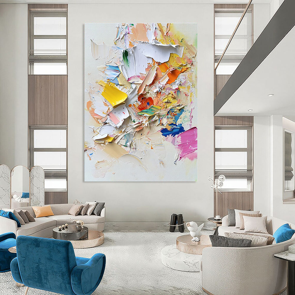 Colorful Palette Abstract Painting for Artistic Spaces GAB0737