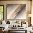 Metallic Tones Abstract Painting with Subtle Shimmer WINK794
