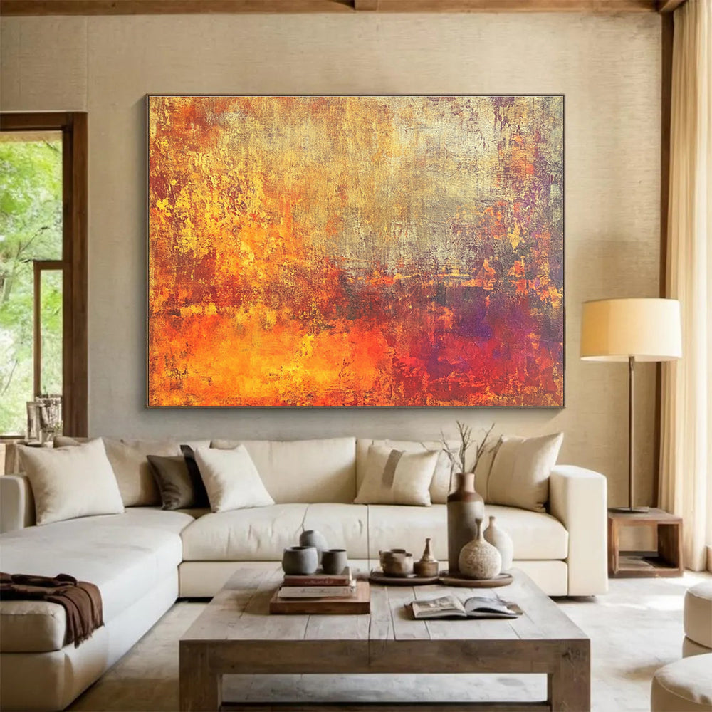 Warm Toned Abstract - Emotions in Heat ABS024
