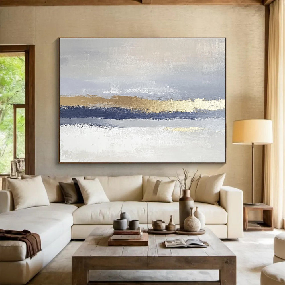 Subtle Tones Abstract: Calm Harmonies in Soft Colors Abstract Painting ABS170