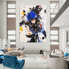 Colorful Abstract Figure Painting for Artistic Living Spaces GAB1110