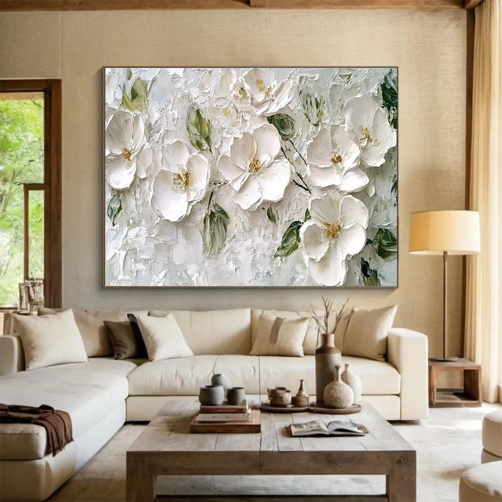 Colorful Flower Burst Energy Abstract Painting for Lively Dining Areas YHT304