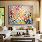 Pastel Dot Abstract Painting for Feminine Boutiques YHT166