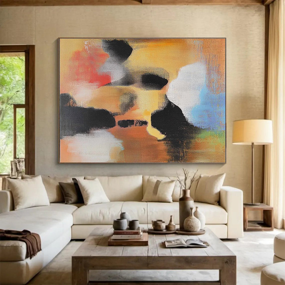 Soft - hued Abstract Art for Sophisticated Spaces ABS002