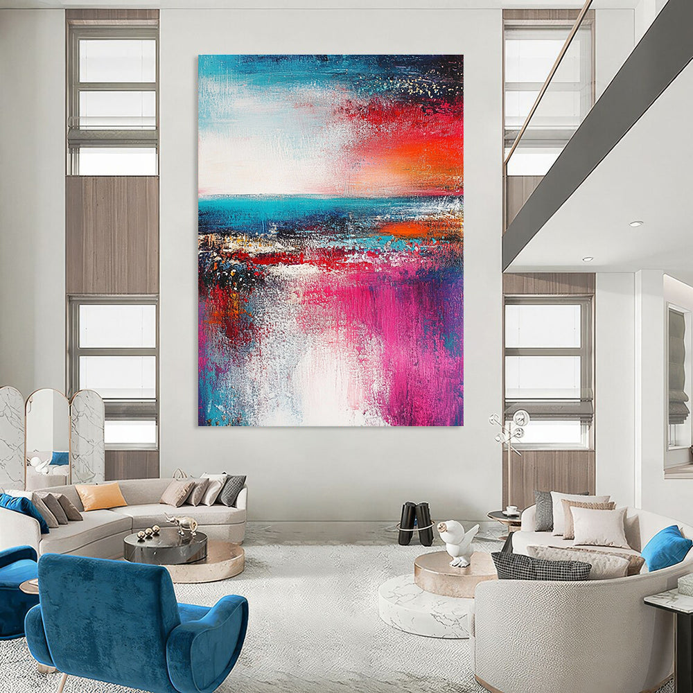 Coastal Abstract - Dynamic Seaside Art GAB0546