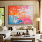 Colorful Textured Abstract Painting with Vivid Energy WINK691