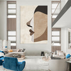 Abstract Face Segments Abstract Painting for Art - Centric Salons GAB1385