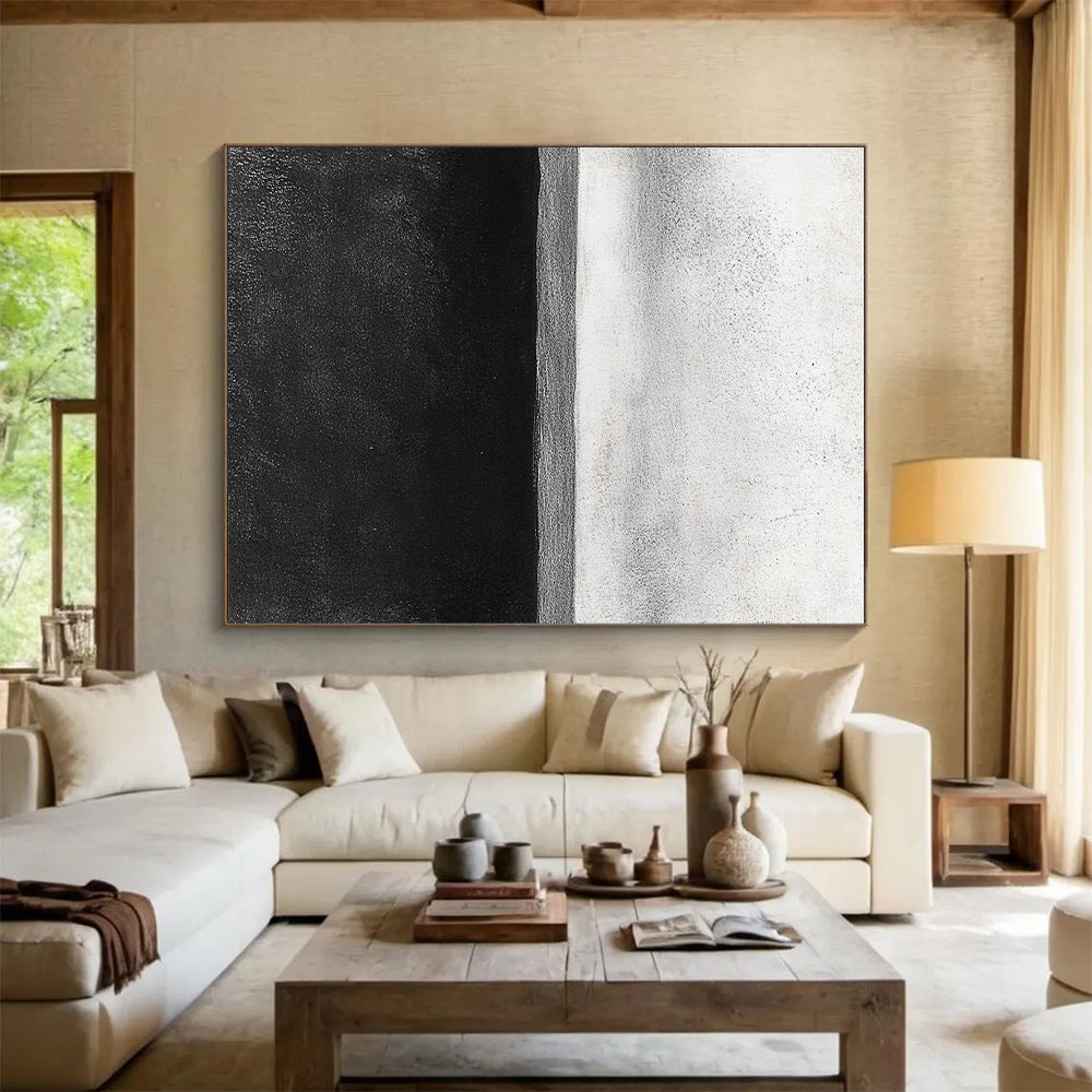 Minimalist Horizon Abstract Painting with Subtle Gradients WINK827