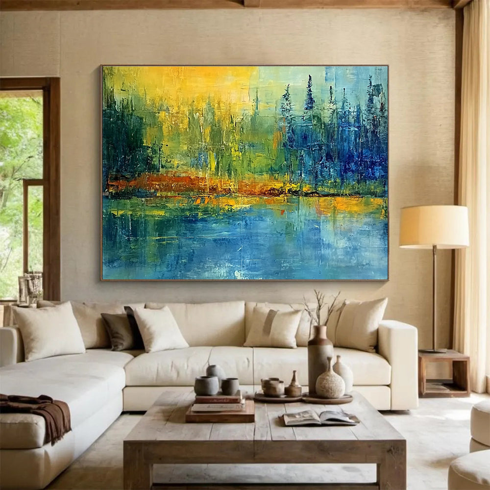 Colorful Landscape Abstract  Dreamy Nature ABS110
