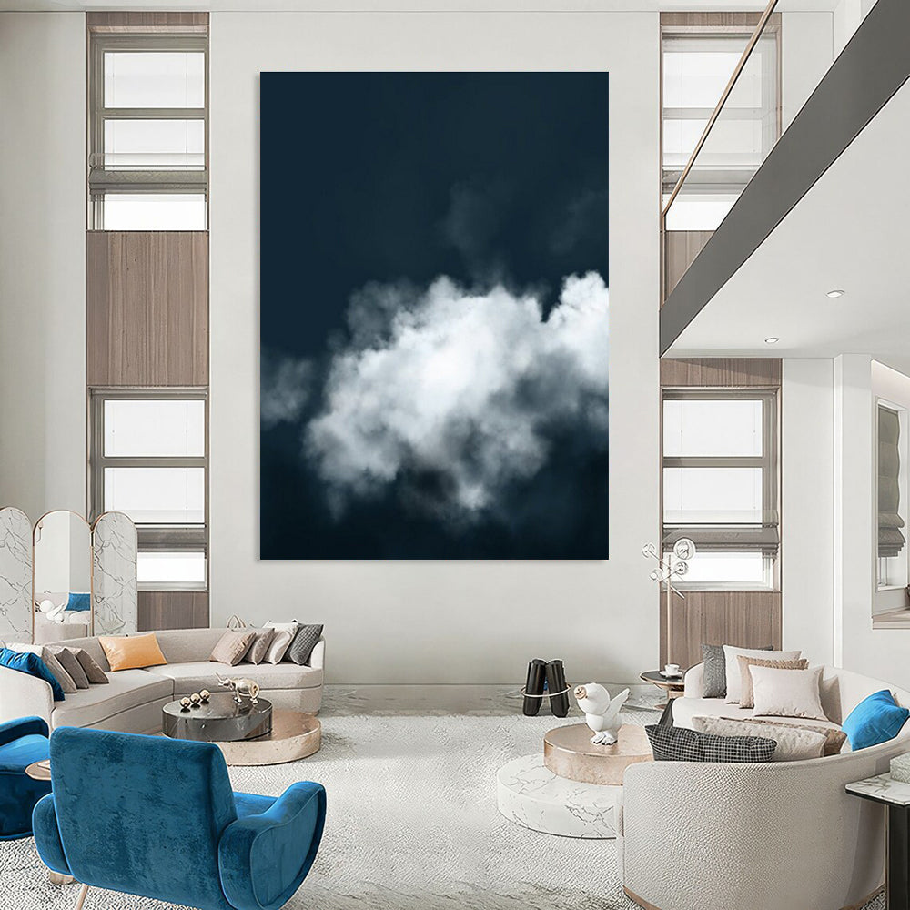 Moody Dark Sky with Clouds Abstract Photography for Dramatic Decor HENG233