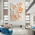 3D Floral Abstract Painting for Nature - Inspired Home Decor Stores GAB0948