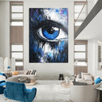 Expressive Abstract Eye Painting for Art - Centric Studios GAB1119