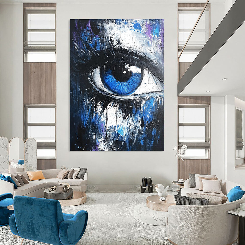 Expressive Abstract Eye Painting for Art - Centric Studios GAB1119