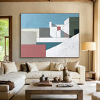 Architectural Geometric Abstract  Sleek Urban Simplicity ABS080