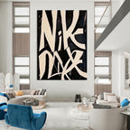 Nike - Inspired Graffiti Bold Brand - Themed Abstract Painting GAB0290